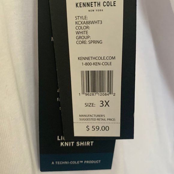 Men's Kenneth Cole Henley #177 - Picture 6 of 8